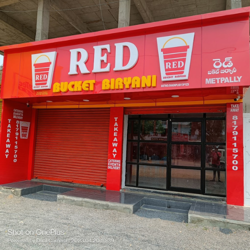 metpally red bucket biryani